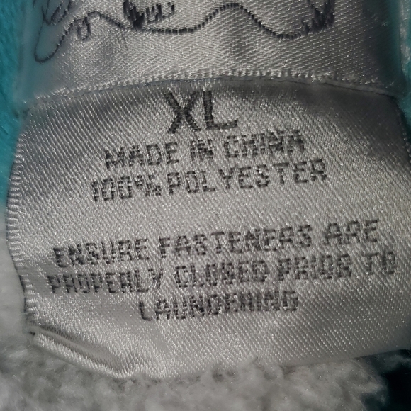 Copacabana aqua with white polka dots cover up, towel, robe XL - Picture 11 of 11